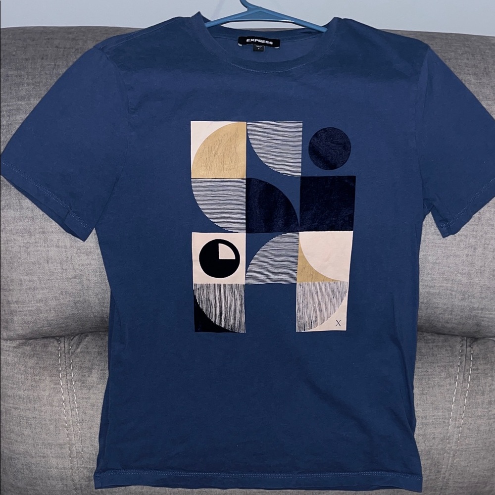 Express Blue Graphic T-Shirt